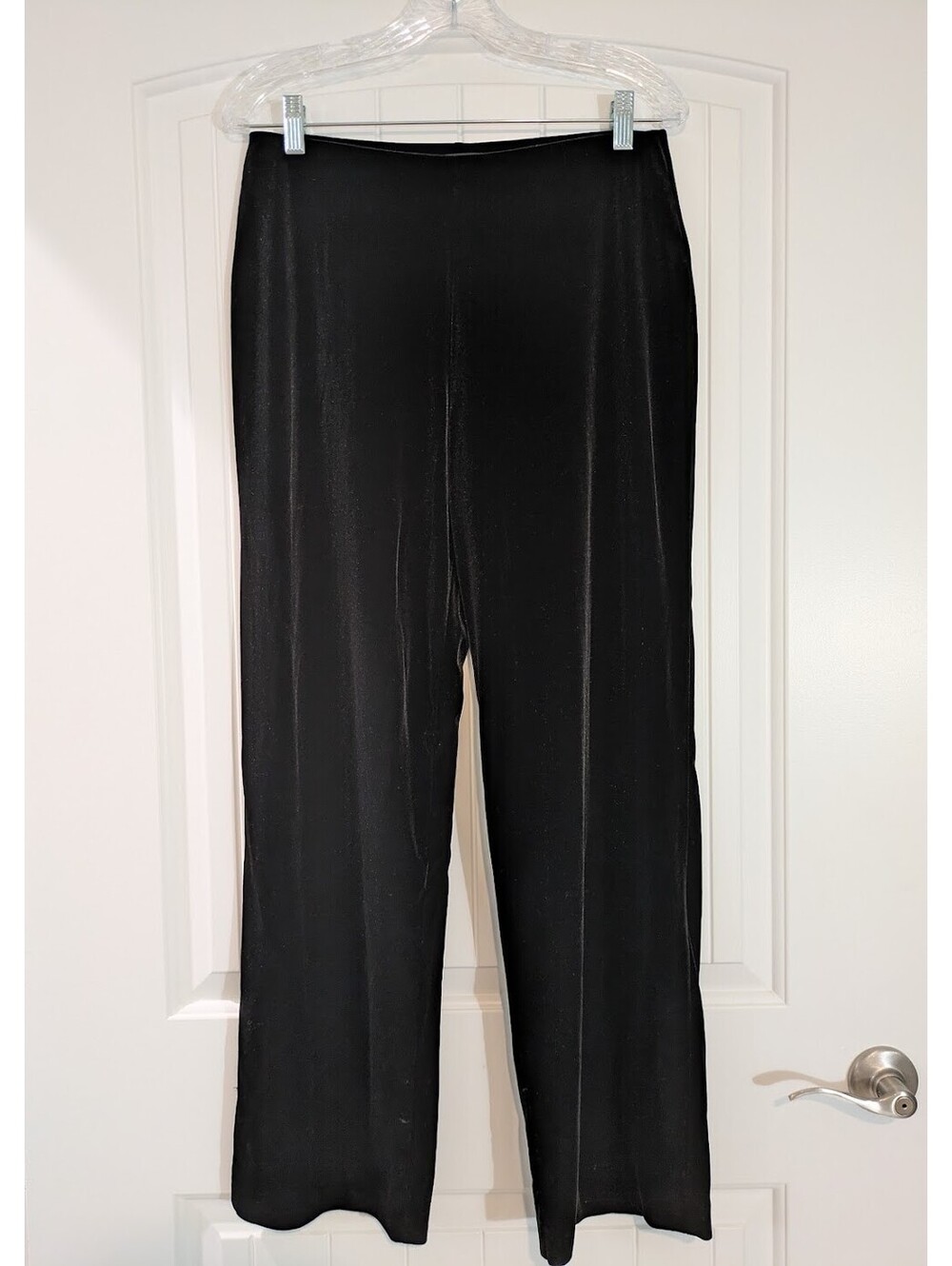 Alfani Black Velvet‑Feel Pants | Medium | GUC | Luxe Soft Finish